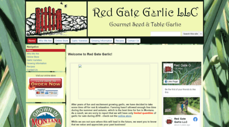 redgategarlic.com