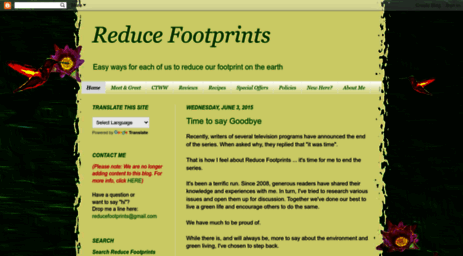 reducefootprints.blogspot.com
