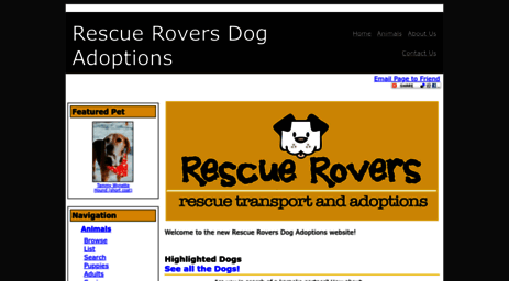 rescuerovers.rescuegroups.org