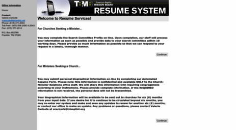 resume.tnbaptist.org