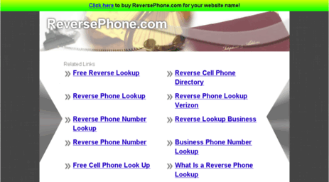 reversephone.com