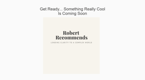 robertrecommends.com