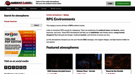 rpg.ambient-mixer.com
