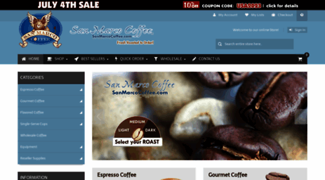 sanmarcocoffee.com