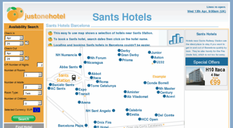 sants-hotels.com