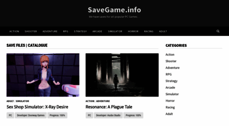 Visit Savegame.info - SaveGame.info | Best saves for PC Games.