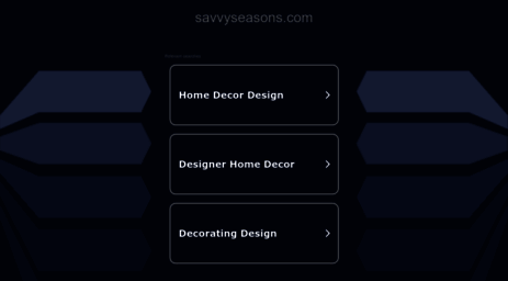 savvyseasons.com