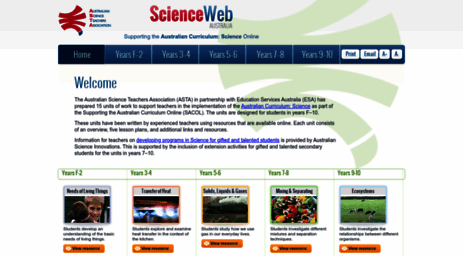 scienceweb.asta.edu.au