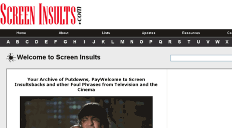 screeninsults.com