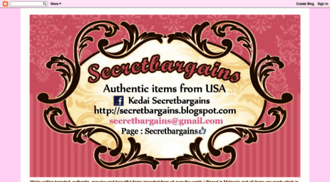 secretbargains.blogspot.com