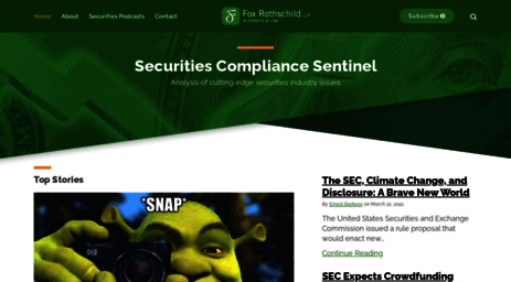 securitiescompliancesentinel.foxrothschild.com