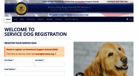 servicedogregistration.org