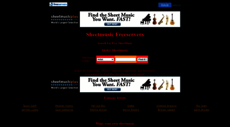 sheetmusic.freeservers.com