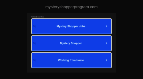 shopper.mysteryshopperprogram.com