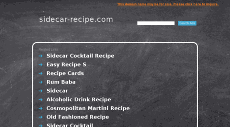 sidecar-recipe.com