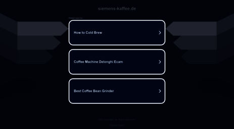 siemens-kaffee.de