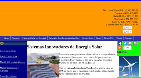siesol-calentador-solar.com.mx