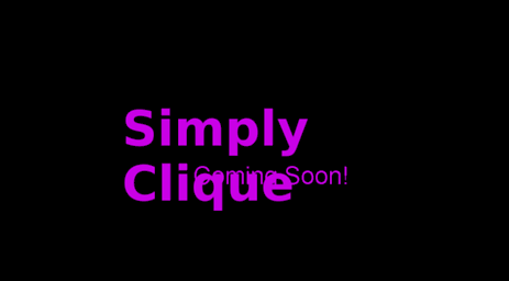 simplyclique.com