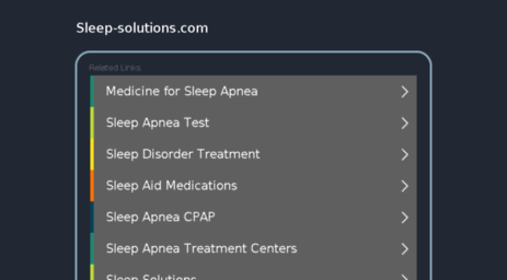 sleep-solutions.com