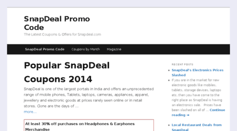 snapdealpromocode.co.in