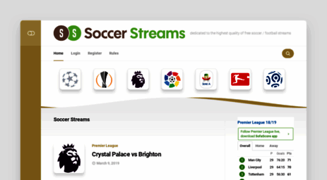 Visit Soccerstreams100 com