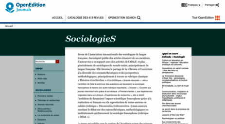 sociologies.revues.org