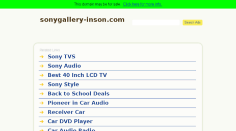sonygallery-inson.com