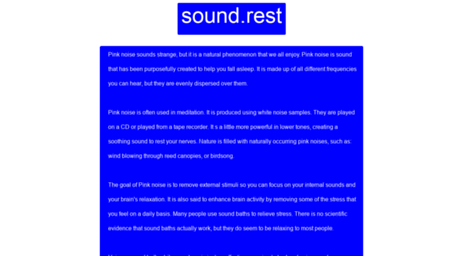sound.rest