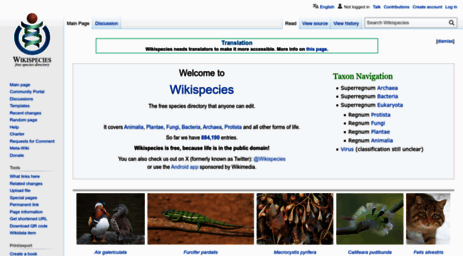 species.wikimedia.org