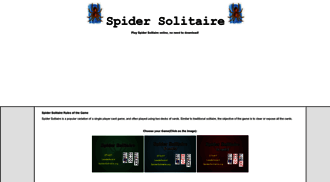 spidersolitaire.org