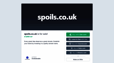 spoils.co.uk