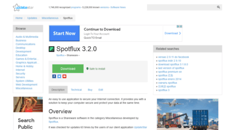 spotflux.updatestar.com