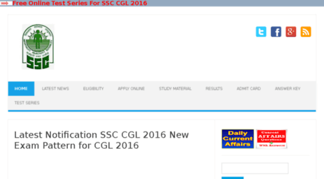 ssc-cgl2016.in