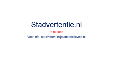 stadvertentie.nl
