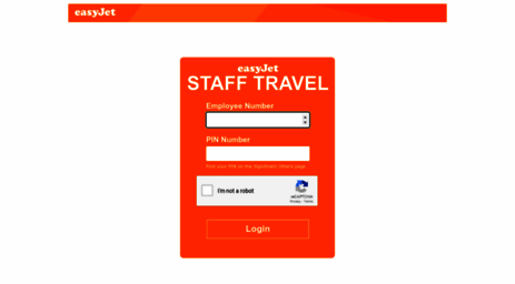 staff travel.easyjet log in