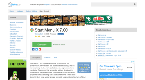 start-menu-x.updatestar.com