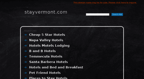 stayvermont.com