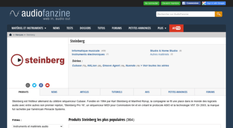 steinberg.audiofanzine.com