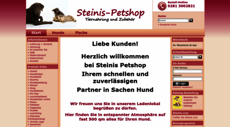 steinis-petshop.de