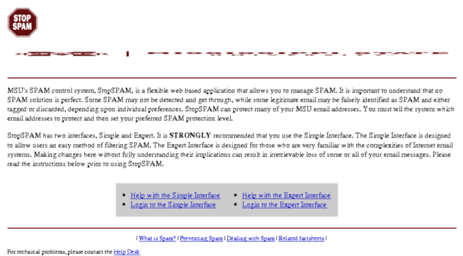 stopspam.msstate.edu