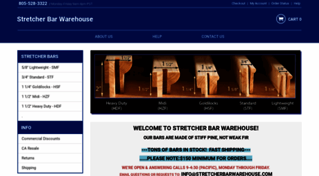 stretcherbarwarehouse.com