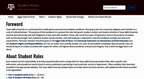 student-rules.tamu.edu