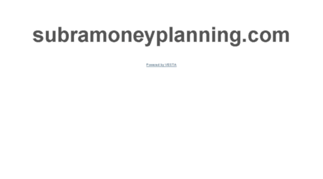 subramoneyplanning.com
