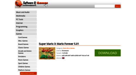super-mario-3-mario-forever.softwareandgames.com