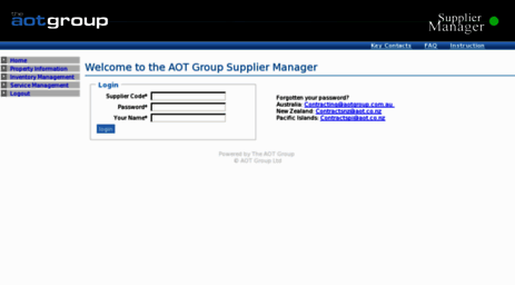 suppliers.aot.com.au