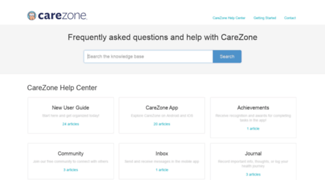 support.carezone.com
