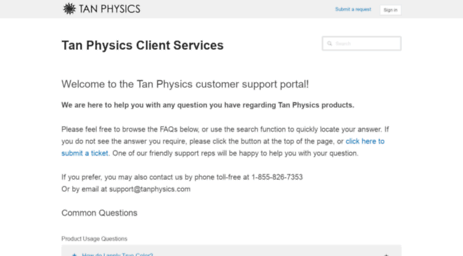 support.tanphysics.com