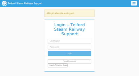 support.telfordsteamrailway.co.uk