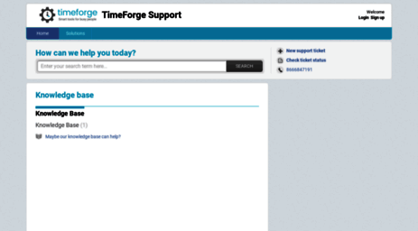 support.timeforge.com