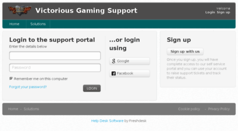 support.victoriousgaming.com
